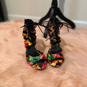 Steve Madden lace up heels